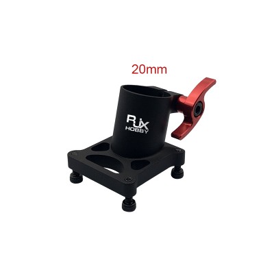 RJX 1pcs 20mm Quick Release Tripod Aluminum Tilt Fixed Seat Landing Gear Connector