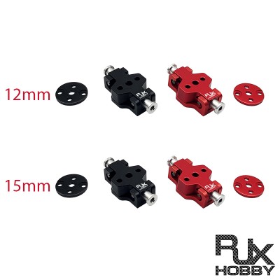 RJX 12mm 15mm Alum Propeller Clamp Self-tightening Quick Release Mount Paddle Seat for RC UAV Drone Accessories