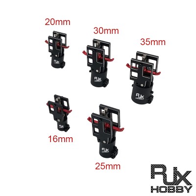 RJXHOBBY 1pcs  5° 16 / 20 / 25 / 28 / 30 / 35mm Folding down Arm Tube Joint multirotor UAV Drone Spare Parts