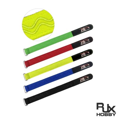RJXHOBBY 2pcs Kevlar Stitched Non-Slip Silicone Battery Straps(Width: 20mm Length:180/200/210/220 /225/230/250/300/350/400mm)