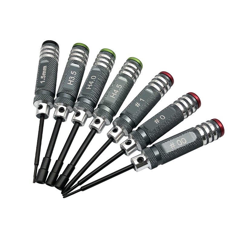 RJXHOBBY 7Pcs mini Hexagon Screw Driver Set Rc Tool Kit for Rc Car Quadcopter Racing Drone