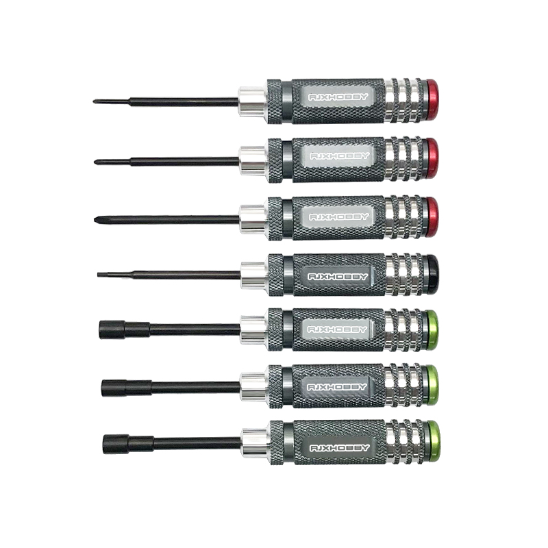 RJXHOBBY 7Pcs mini Hexagon Screw Driver Set Rc Tool Kit for Rc Car Quadcopter Racing Drone