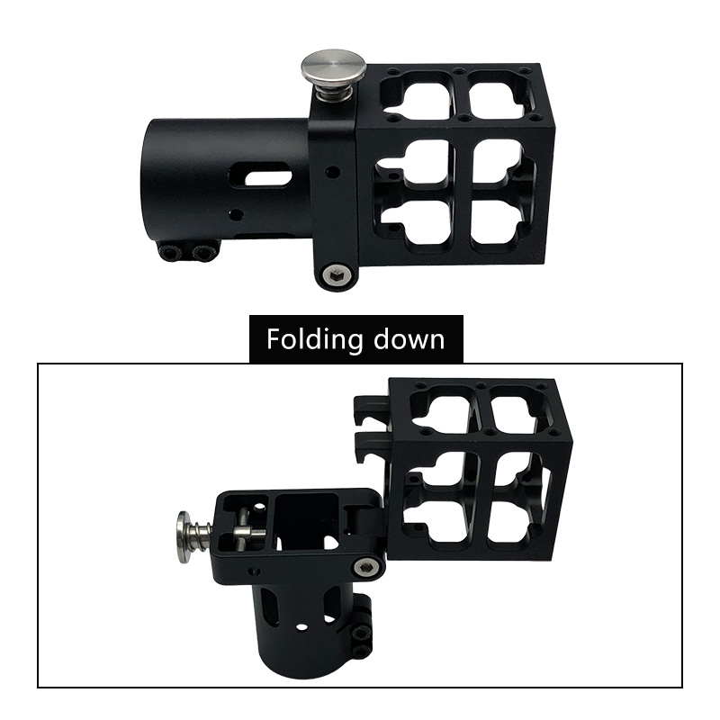 RJX 1pcs Aluminum alloy folding down arm pipe joint 25 30mm for plant protection uav RC helicopter spareparts