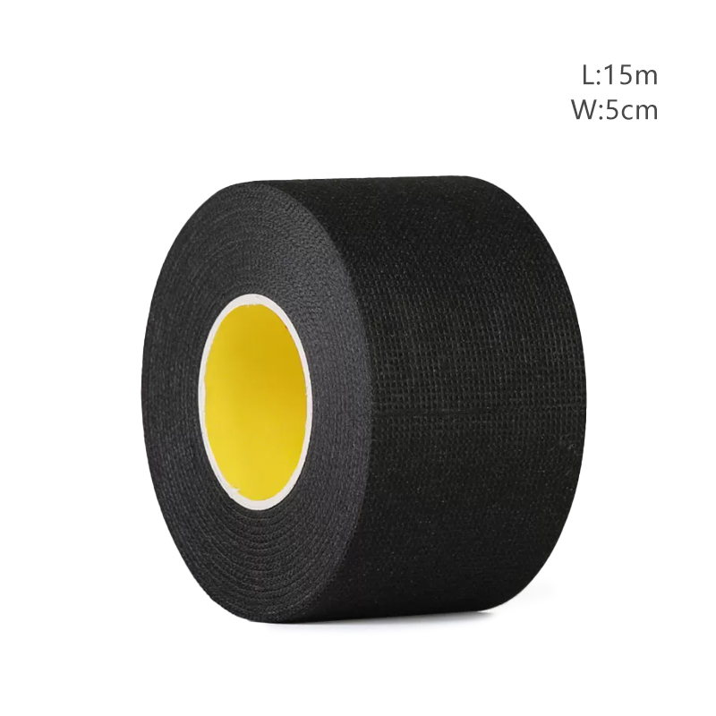 RJX 1pcs 5cm width cloth tape for wire harnessing cloth self-adhesive car wiring  high low temperature resistant