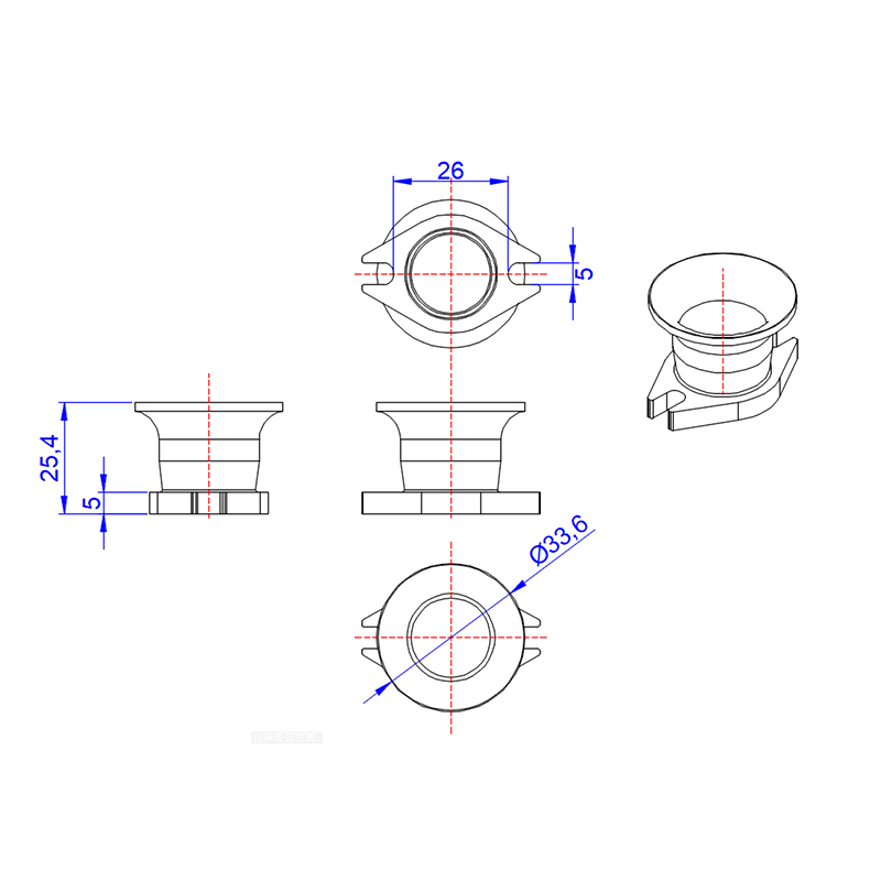  RJX 1pcs CNC Intake Velocity Stack  for DLE30 DLE35 DLE55 Zenoah G80 CRRC Gasoline Engine