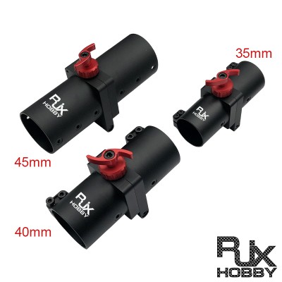 RJXHOBBY 1pcs 35mm 40mm 45mm Aluminum Folding Arm for Tube Joint Hinge  UAV Multicopter Drone