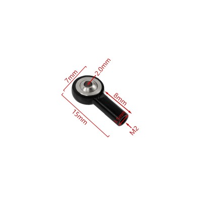 RJX M2 Aluminum Metal Rod Ends Ball Joint CW(2)& CCW(2) 