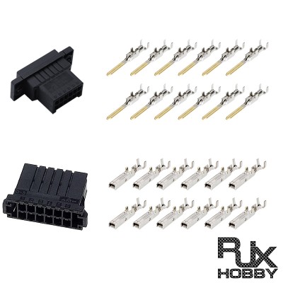 RJX AMP CONNECTOR FOR MULTI SERVO/CONNECTION (12) PIN