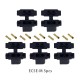 RJX 5pcs EC5E Male Panel can Fixed Gold-plated Banana Plug Battery Connector Dust Cap for RC Aircraft Drone