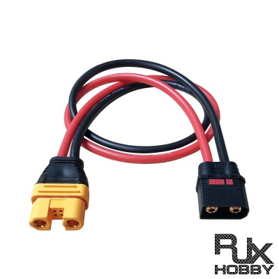 RJXHOBBY 1pcs QS8-S Male to AS150U Female 8AWG Conversion Line for RC Agriculture UAV Lipo Battery ESC Balance Charger