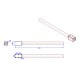 RJXHOBBY 1pcs 30mm Carbon fiber arm for Plant Protection UAV Multicopter