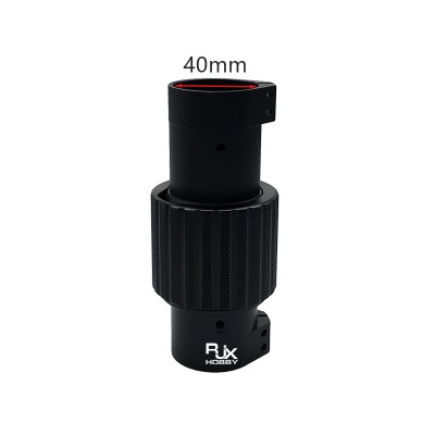 RJX 1PCS 40mm Folding Arm Carbon Tube Connector Clip Self-lock Folding Rack Parts for RC Agriculture UAV Drone