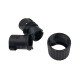 RJX 1PCS 40mm Folding Arm Carbon Tube Connector Clip Self-lock Folding Rack Parts for RC Agriculture UAV Drone