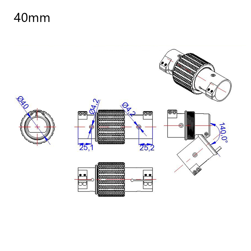 RJX 1PCS 40mm Folding Arm Carbon Tube Connector Clip Self-lock Folding Rack Parts for RC Agriculture UAV Drone