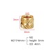 RJX 100pcs M2 Brass Insert Nuts Hot Melt Molding Copper Heat Inserting Thread Embedded Knurled Injection Nut