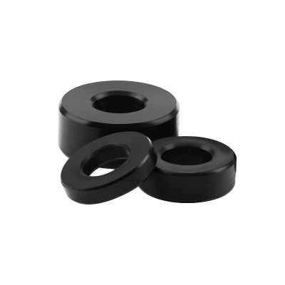 RJX 100pcs POM round washers Thickened gasket Isolation column(ID3.1mm  OD6.0mm)