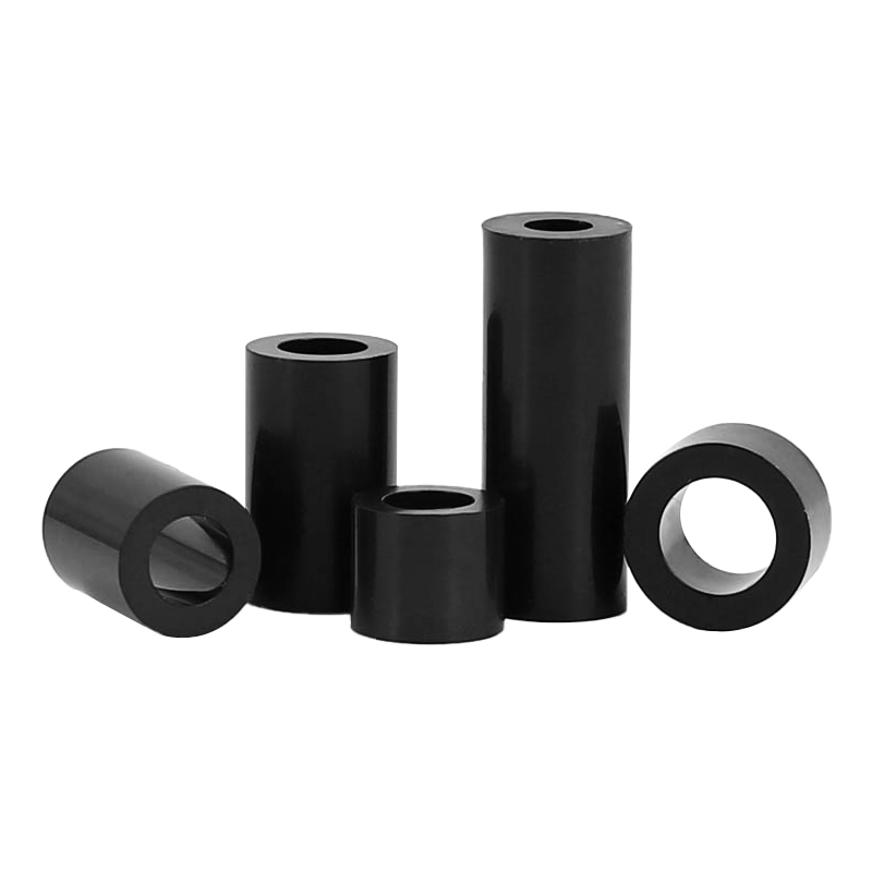RJX 100pcs POM round washers Thickened gasket Isolation column(ID3.1mm  OD6.0mm)