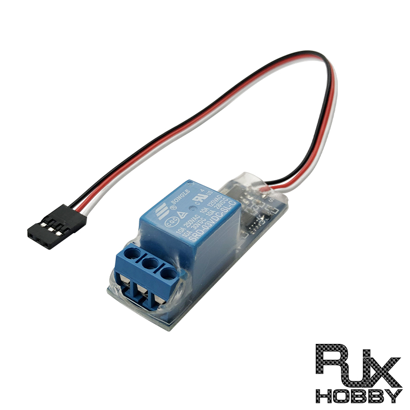 RJX 1pcs RC PWM Electronic Relay Switch For Airplane DIY Model Navigation Lights Controller Universal K1 Power On-off Switches