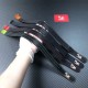 RJXHOBBY 1pcs 25mm Width Kevlar Battery Strap Kevlar Stitching Rubber Grip and Zinc Alloy Seamless Buckle (Length: 300-1000mm)