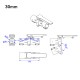 RJXHOBBY 1pcs 30 / 40 / 45 / 50mm V2 Quick remove folding arm for Plant Protection UAV Multicopter