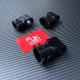 RJX 1pcs Alum 25 to 25mm / 30 to 30mm / 30 to 25mm / 30 to 40mm Tee Joint  Landing Gear Connector Adapter for RC Plant UAV Drone