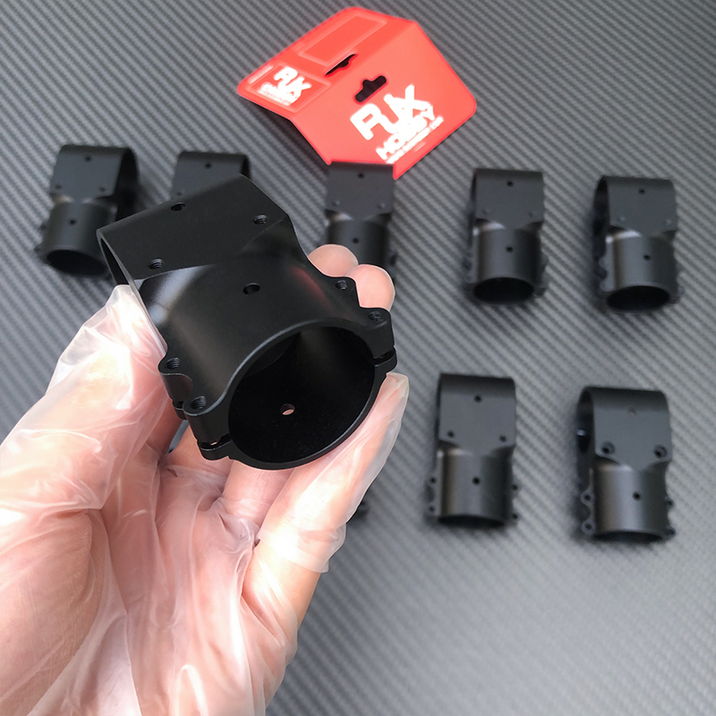 RJX 1pcs Alum 25 to 25mm / 30 to 30mm / 30 to 25mm / 30 to 40mm Tee Joint  Landing Gear Connector Adapter for RC Plant UAV Drone