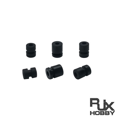 RJX 100pcs 5.6x4.4x2mm/6x4.9x2mm/6.6x4.4x2mm Damping Balls AV Shock Absorber Ball Damper Anti-Vibration Ball