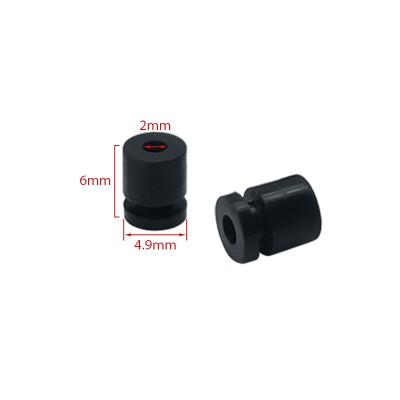 RJX 100pcs 5.6x4.4x2mm/6x4.9x2mm/6.6x4.4x2mm Damping Balls AV Shock Absorber Ball Damper Anti-Vibration Ball