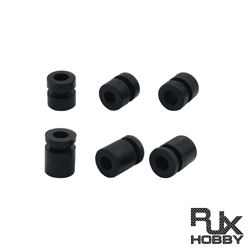 RJX 100pcs 8x6x3mm / 6.6x6x3mm / 4.5x6x3mm / 3.8x4.8x3mm / 3.5x6x3mm Damping Balls AV Shock Absorber Ball Damper Anti-Vibration Ball