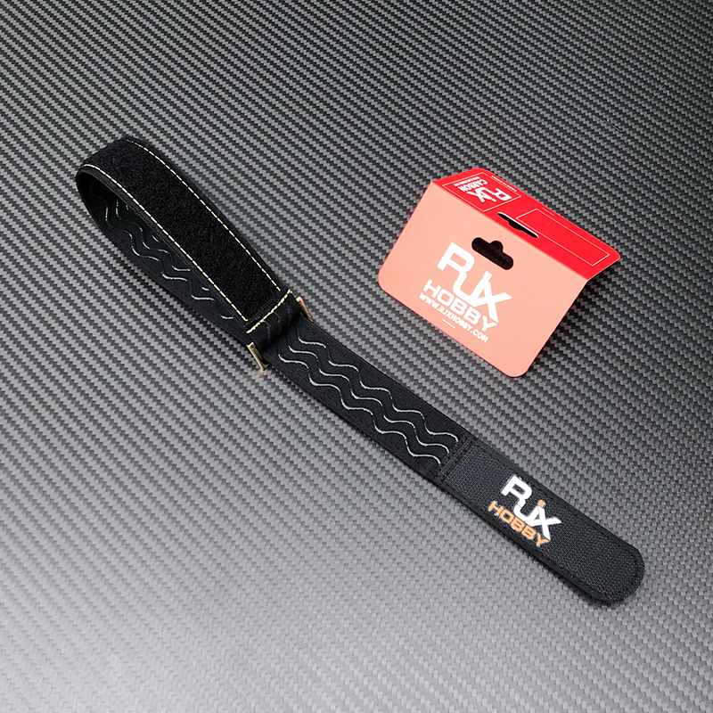 RJX 2pcs 30mm Width Kevlar Stitched Non-Slip Silicone Battery Straps(Length: 300 / 400 / 500 / 600 / 700 / 800 / 1000mm)