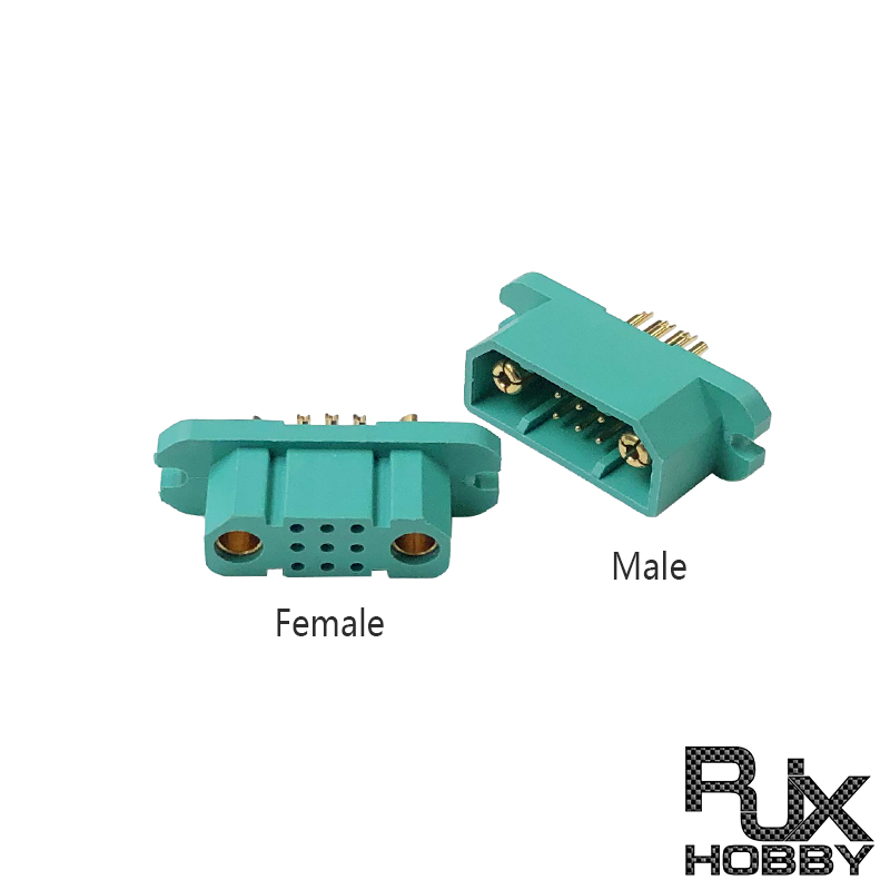 RJXHOBBY 1Pairs 9+2 Connector Turbine Engine Plug Quick Release Solder Socket JX-9 Female Male Adapter 