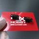 RJXHOBBY 2Pairs MPX6 6Pin Steering Gear Quick Release Connector Multi Wire Servo Extension Plug Male Female 