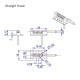 RJX 1pcs Aluminum Canopy Hatch Lock Latches for RC Airplane Cockpit Cover Fixing