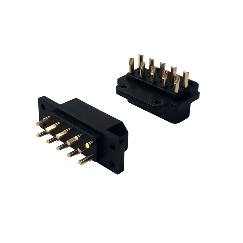 RJXHOBBY 2Pairs MPX10 10Pin Steering Gear Quick Release Connector Multi Wire Servo Extension Plug Male Female 