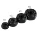 RJX 100pcs black M2 M2.5 M3 M4 Self-Locking Nuts