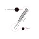 RJX 65mm 1.5 2.0 2.5 3.0 4.0 5.0 6.0mm Hex Key Allen Screwdriver Bits Magnetic 1/4 6.35mm Quick Change Impact Driver