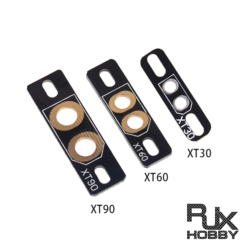 RJX 10pcs PCB Welding Board XT30 XT60 XT90 Plug Panel Mount Fixed Bracket RC FPV Drone Connector Soldering Plate Base