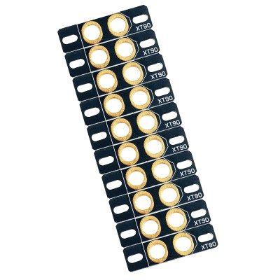 RJX 10pcs PCB Welding Board XT30 XT60 XT90 Plug Panel Mount Fixed Bracket RC FPV Drone Connector Soldering Plate Base