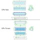 RJX 2Pairs 100A 12Pin For Drone Battery Connector Pitch 2.7mm Holder Clip Slot Contact Male Female plug TB50.55