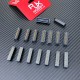 RJX 2Pairs 100A 12Pin For Drone Battery Connector Pitch 2.7mm Holder Clip Slot Contact Male Female plug TB50.55