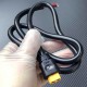 RJX 1pcs XT60H-F Female Plug 80cm Outdoor Power Brass Gold-plated Drone Connector Cable  LSD-15