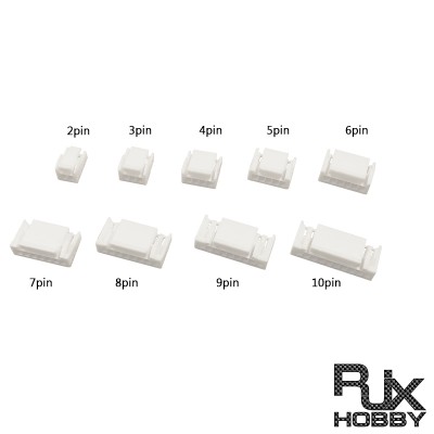 RJX 100PCS  2p 3p 4p 5p 6p 7p 8p 9p 10p  JST GH1.25mm Pitch female pin connector