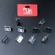 RJX 10 pcs 1/1.5/2/2.5/3/4 inch Stainless Steel Spring Hinge for RC airplane fixed wing