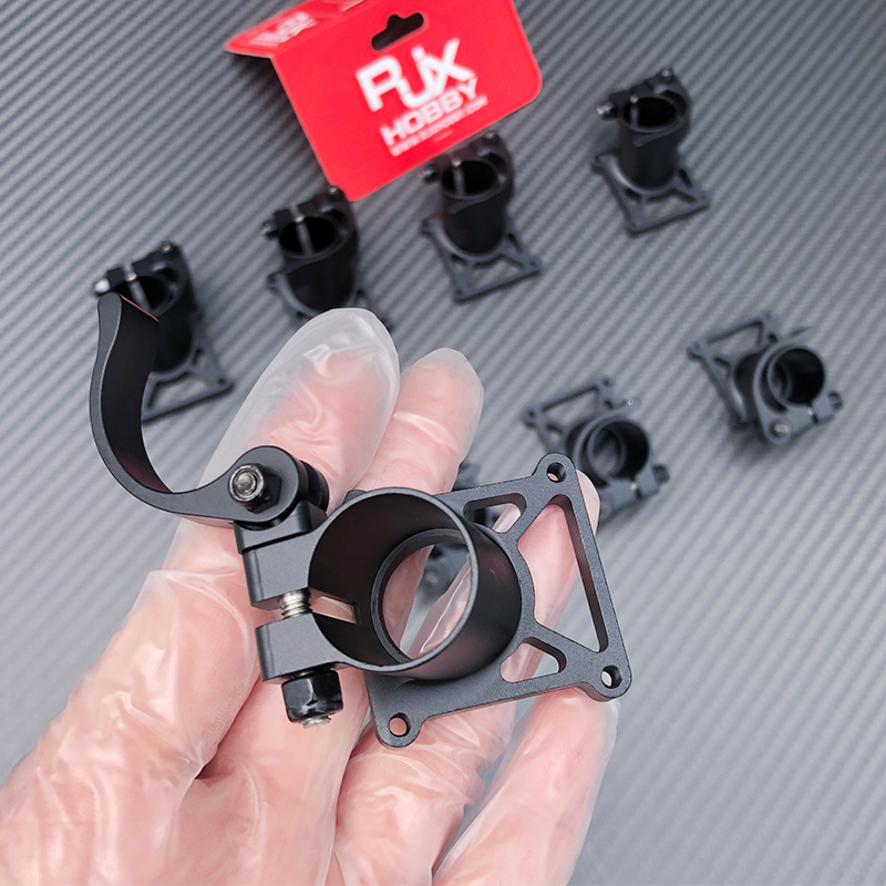RJX 1pcs 20mm 25mm 30mm Quick Release Tripod Aluminum Tilt Fixed Seat Landing Gear Connector