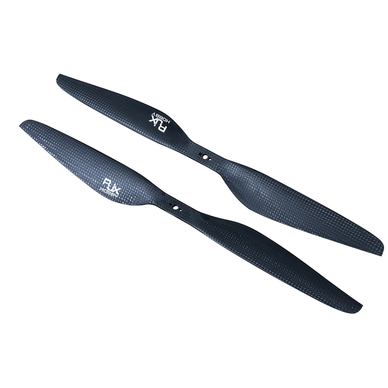 RJX 1pair 16x5.4 / 17x5.8 / 17x7.5 / 18x6.1 / 19x5.7 / 20x6 / 21x6.3 / 22x6.6 inch carbon fiber propeller for UAV