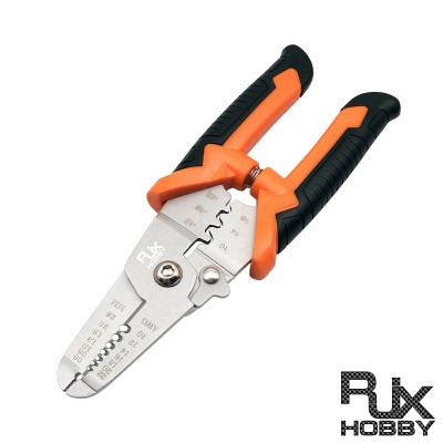 RJXHOBBY Multi-Function 7-inch Electrician Cutter Wire Stripper and Crimping Plier