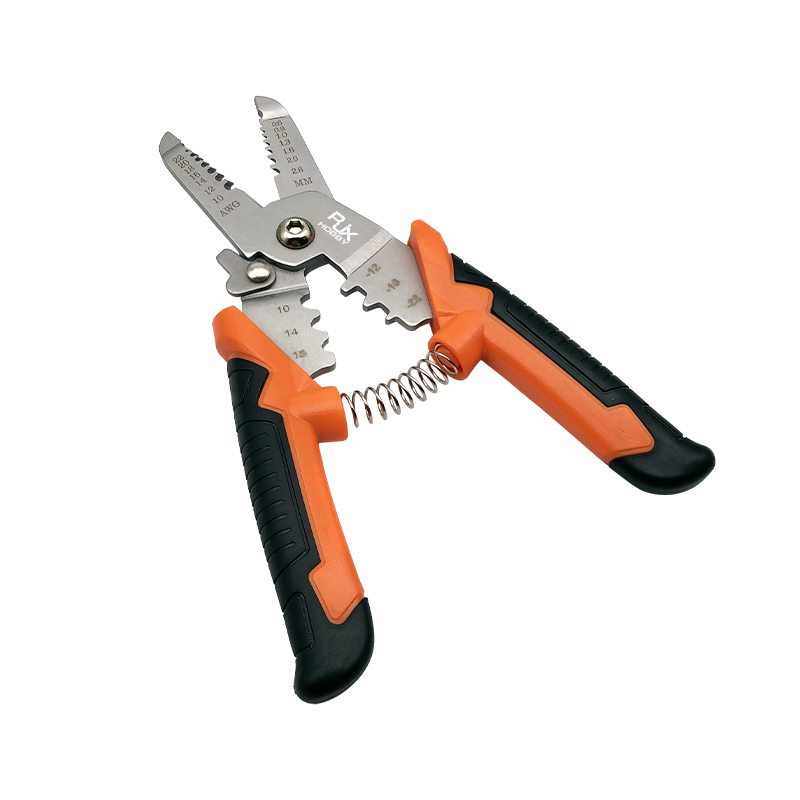 RJXHOBBY Multi-Function 7-inch Electrician Cutter Wire Stripper and Crimping Plier