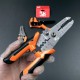 RJXHOBBY Multi-Function 7-inch Electrician Cutter Wire Stripper and Crimping Plier