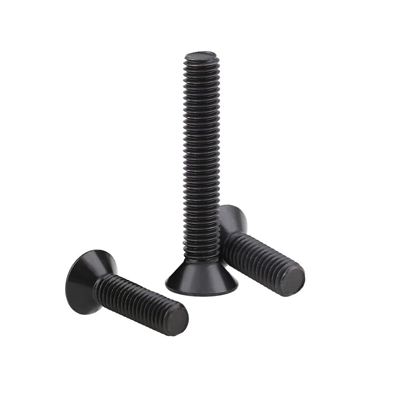 RJXHOBBY 100pcs M2.5 4-35mm 10.9 Grade High-strength Countersunk Hex Socket Screw Flat Head Hexagon Socket Screw Bolt