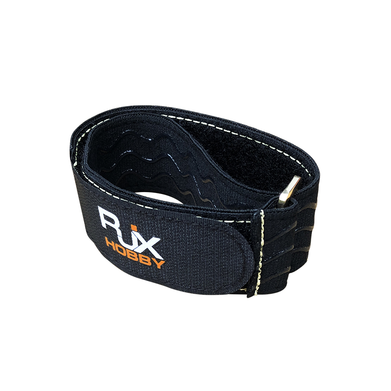 RJX 2pcs 40mm Width Kevlar Stitched Non-Slip Silicone Battery Straps(Length: 400 / 500 / 600 / 700 / 800 / 1000mm)